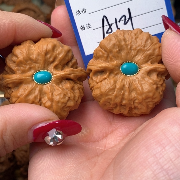 桃核吊坠桃**冻大蛙蛙大蛙蛙