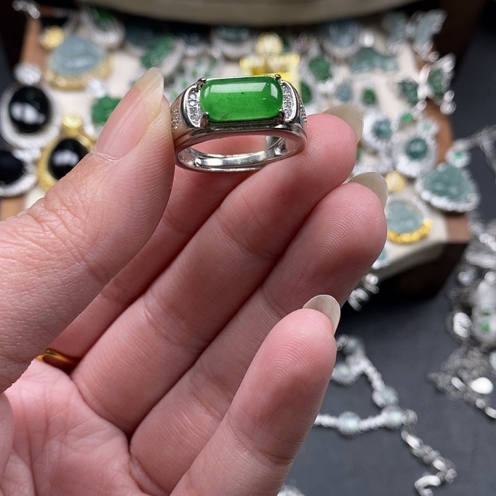 翡翠颈饰未镶嵌翡翠