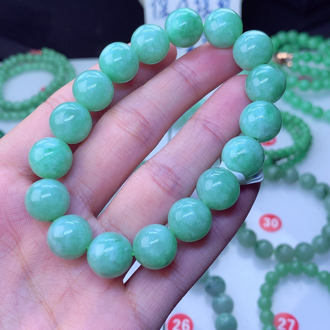 翡翠毛衣链未镶嵌