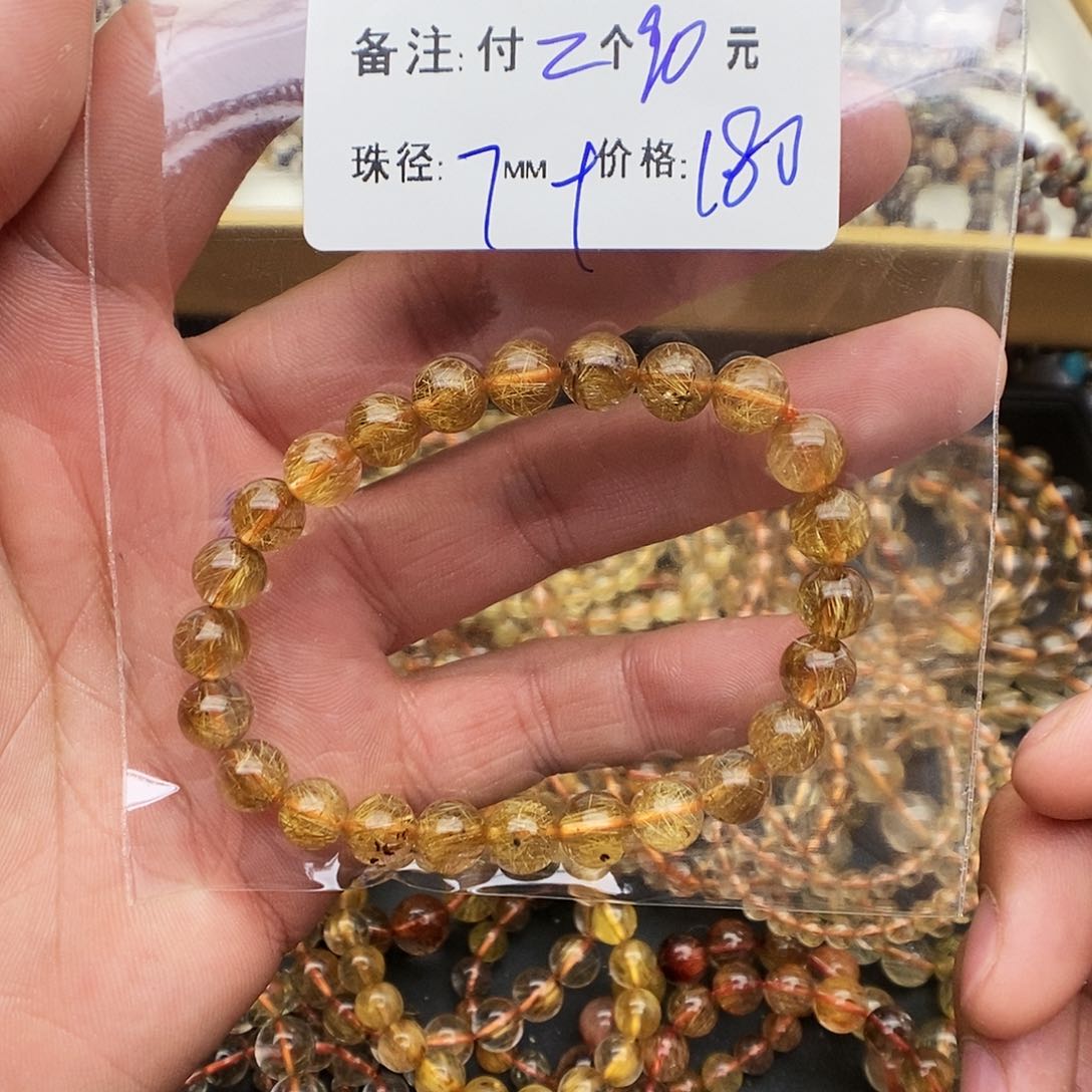 水晶手链未镶嵌晓*J 77