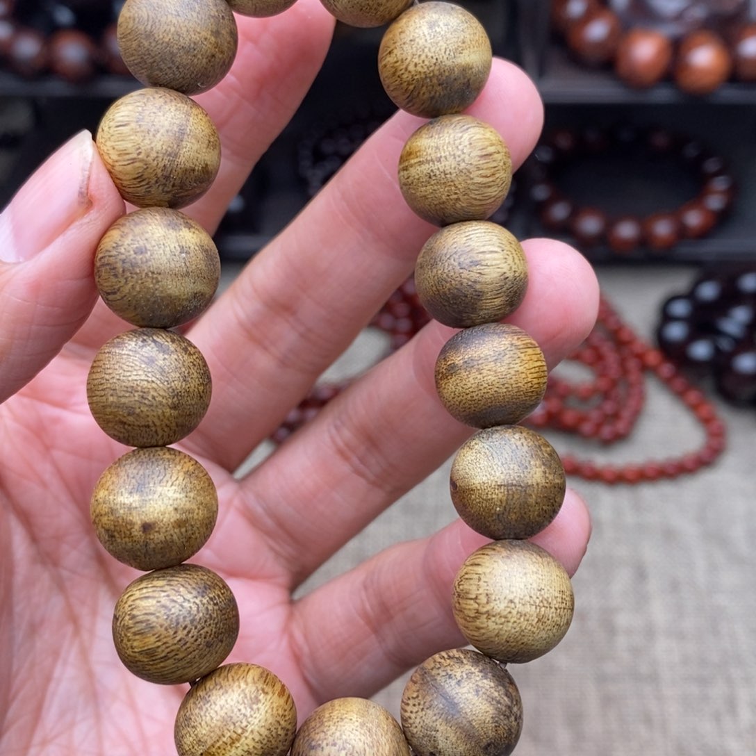 沉香木手串原色原味1.3