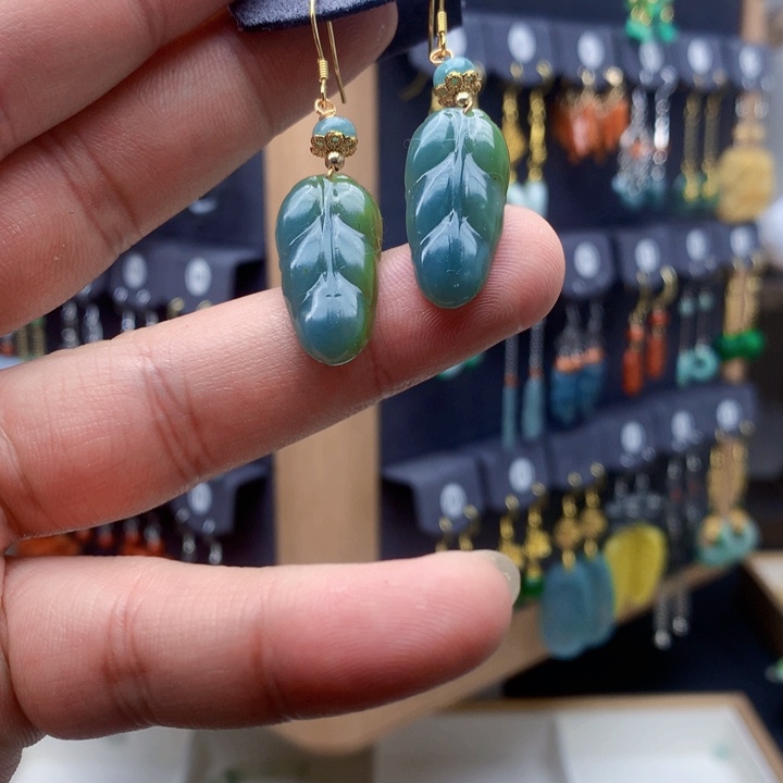 未镶嵌翡翠耳饰耳饰