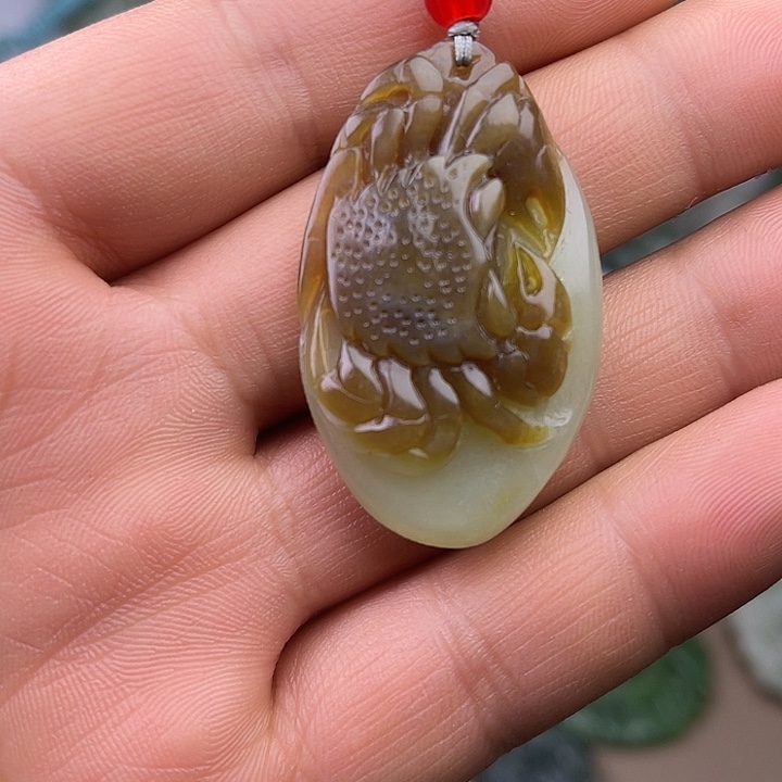 和田玉吊坠(不含链)未镶嵌