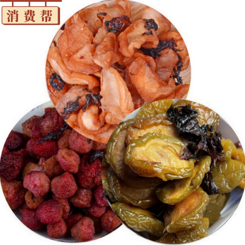 套餐：紫苏杨梅干248克+紫苏李子220克+紫苏桃肉220克