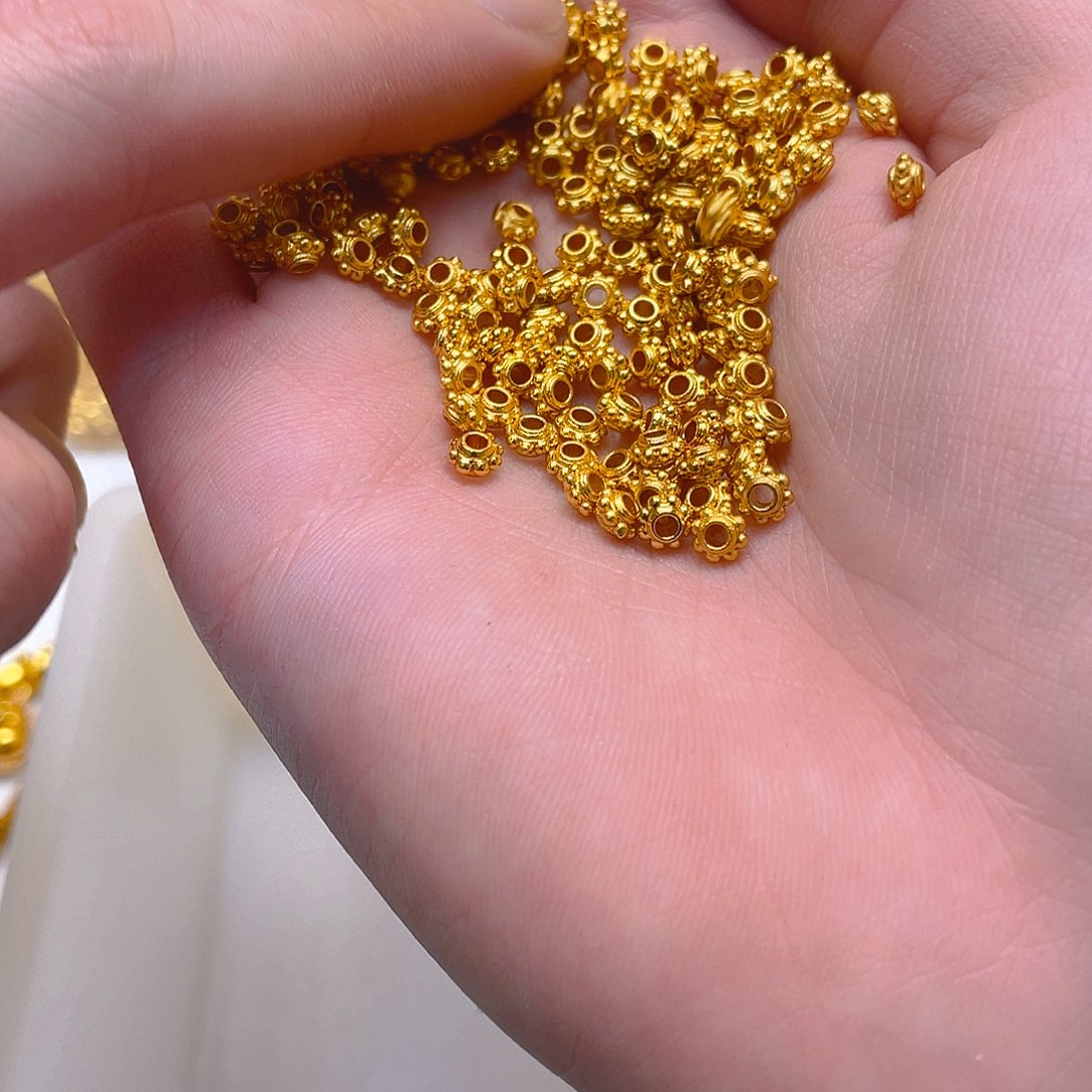 锆石铜合金蜻蜓眼隔片5mm10颗