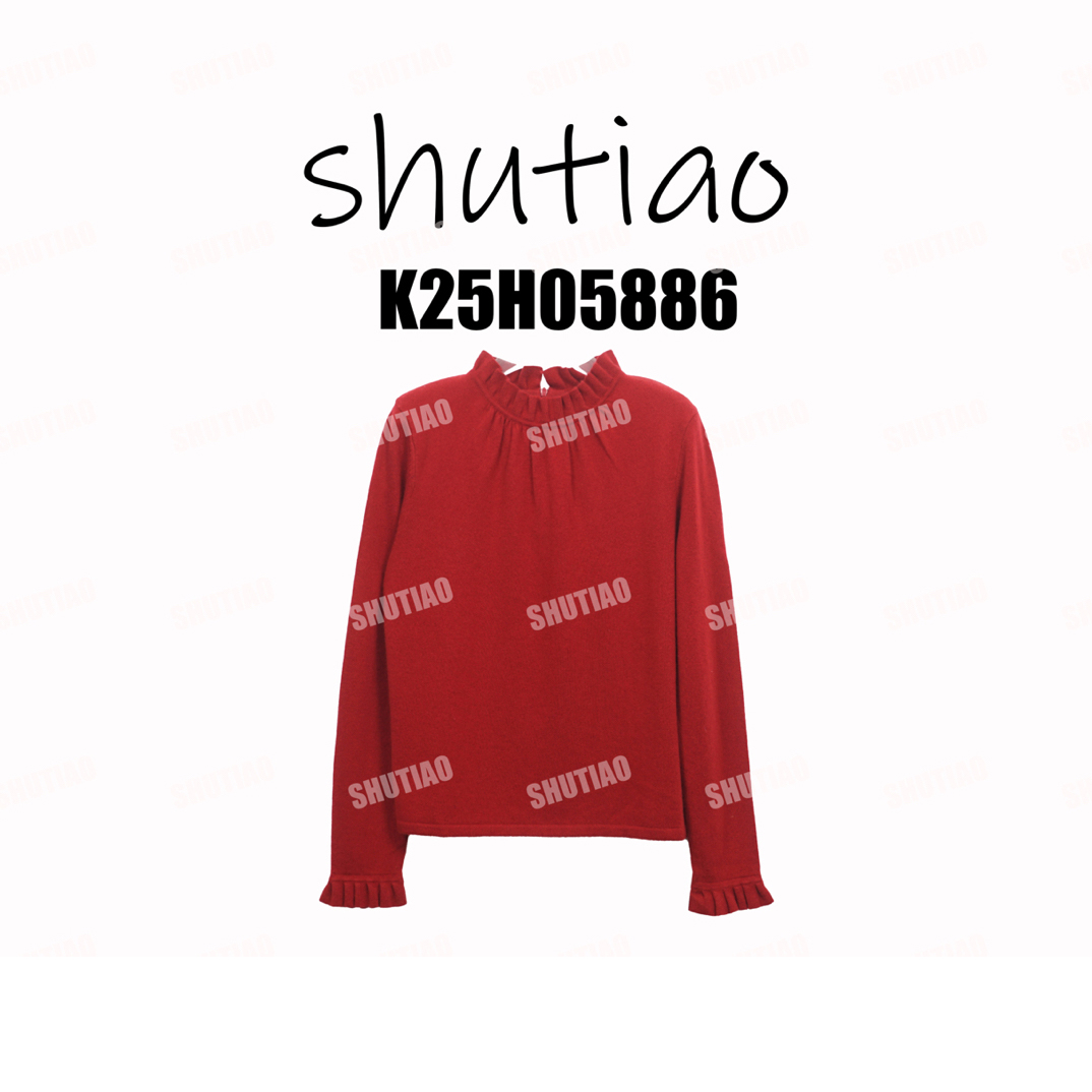 【SHUTIAO】2025冬季：新款小众设计款毛衣K25H05886