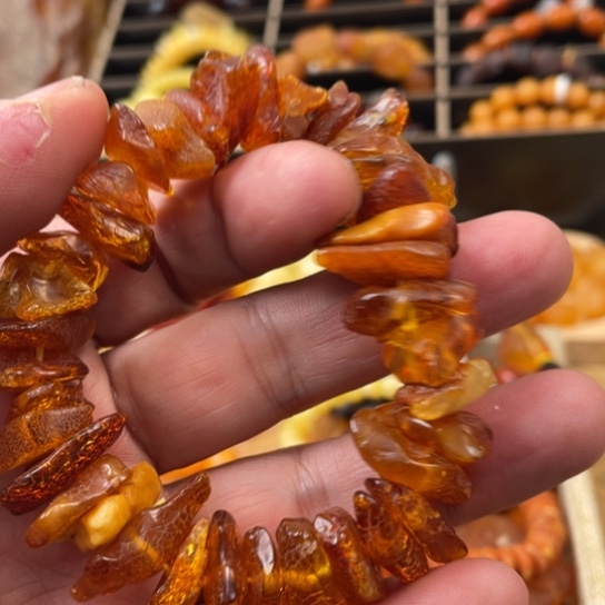 手链琥珀未镶嵌手串