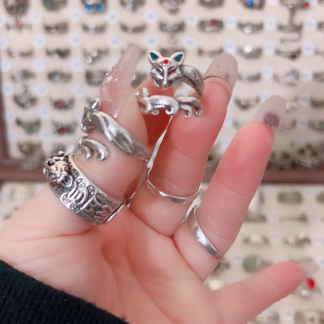 铜合金新款上开口九尾狐