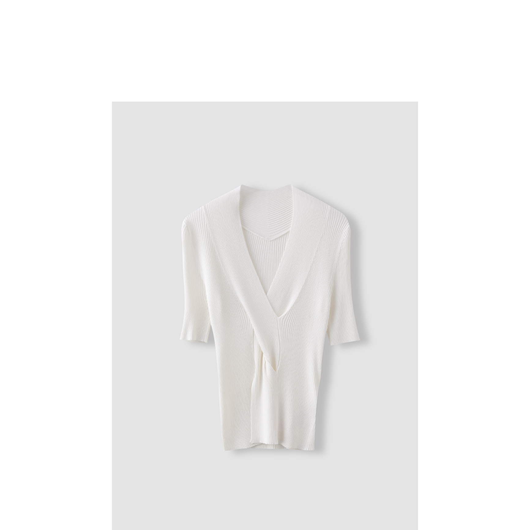 安迪专享 特惠来袭短袖修身针织衫 YWZA008X