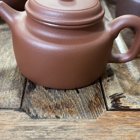 紫砂茶壶老紫泥德钟260c c