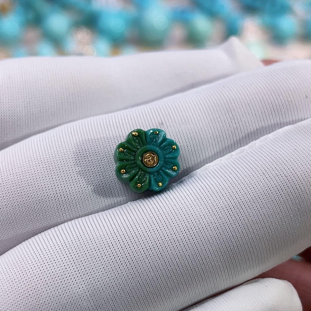 绿松石珠宝奇石未镶嵌