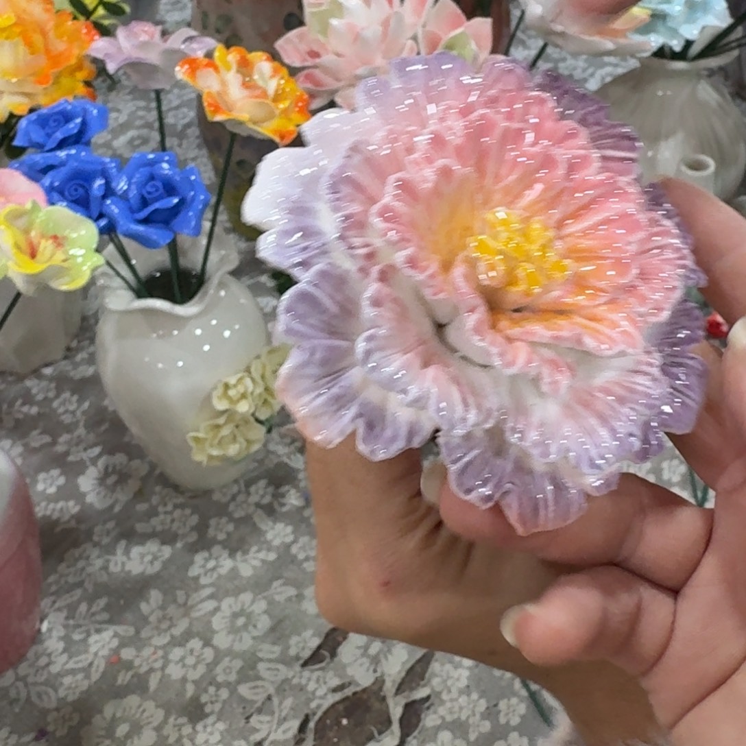 孤品陶瓷花拍满20元发货退款的拉黑