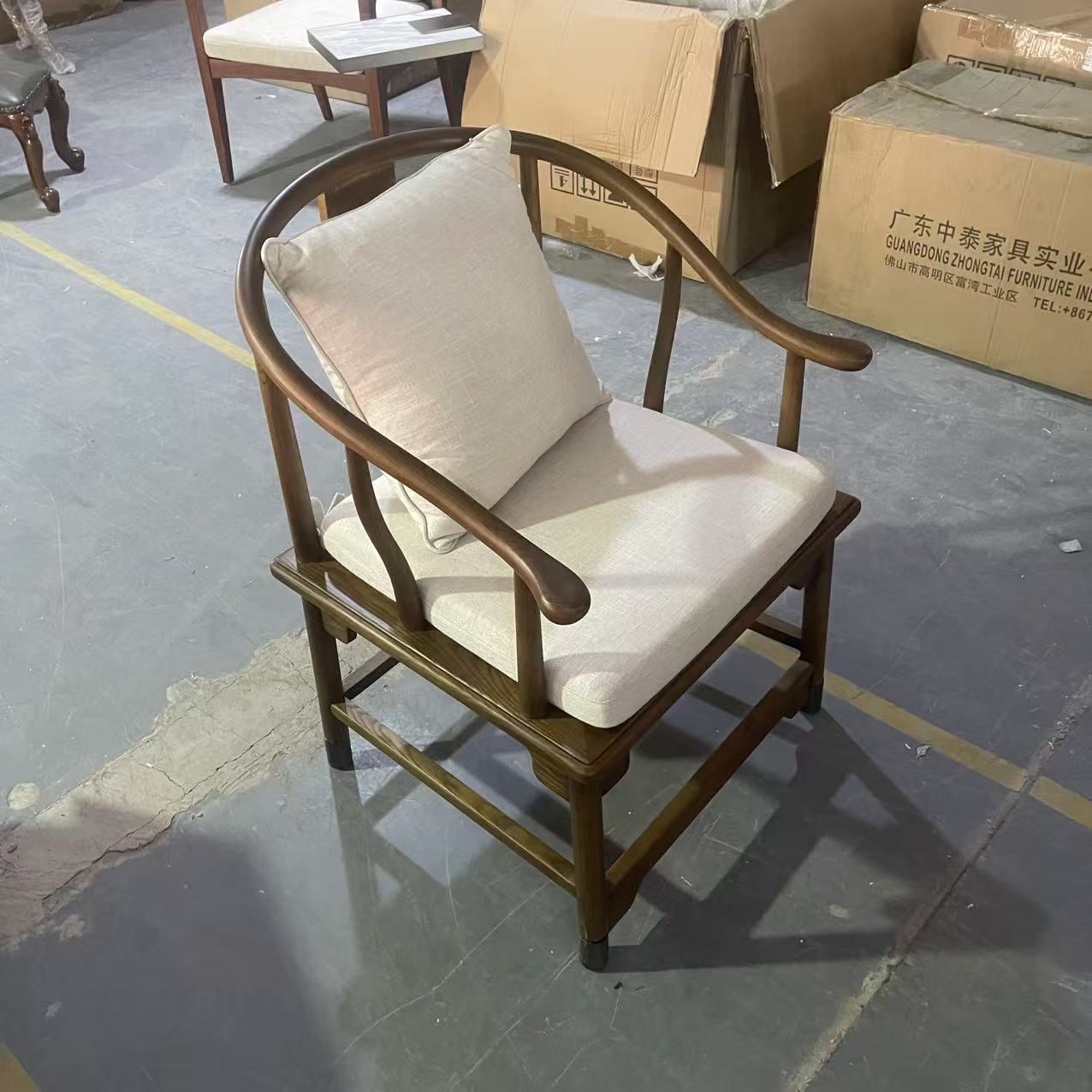 BR4975V 新中式圈椅 640*620*850