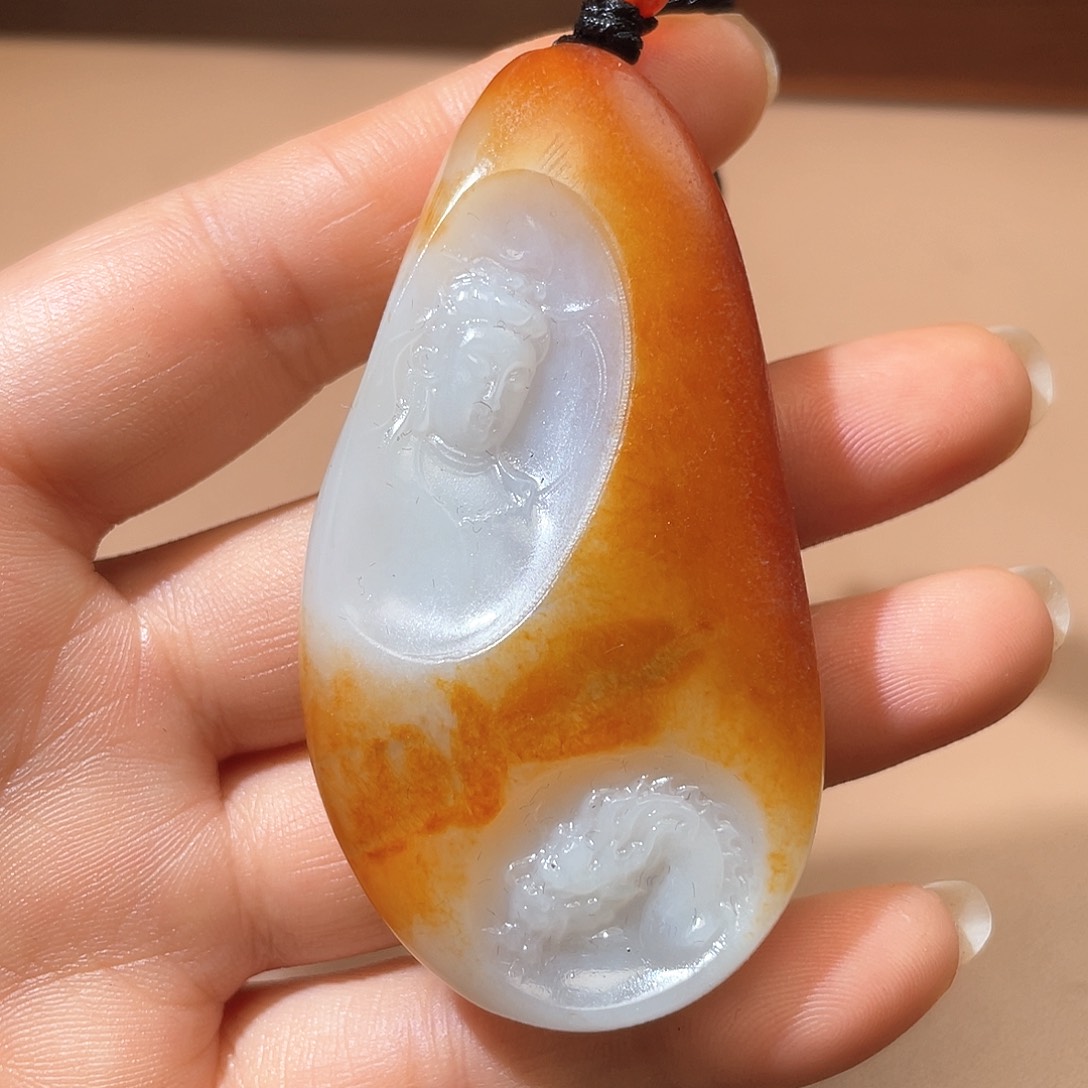 和田玉颈饰未镶嵌A7 