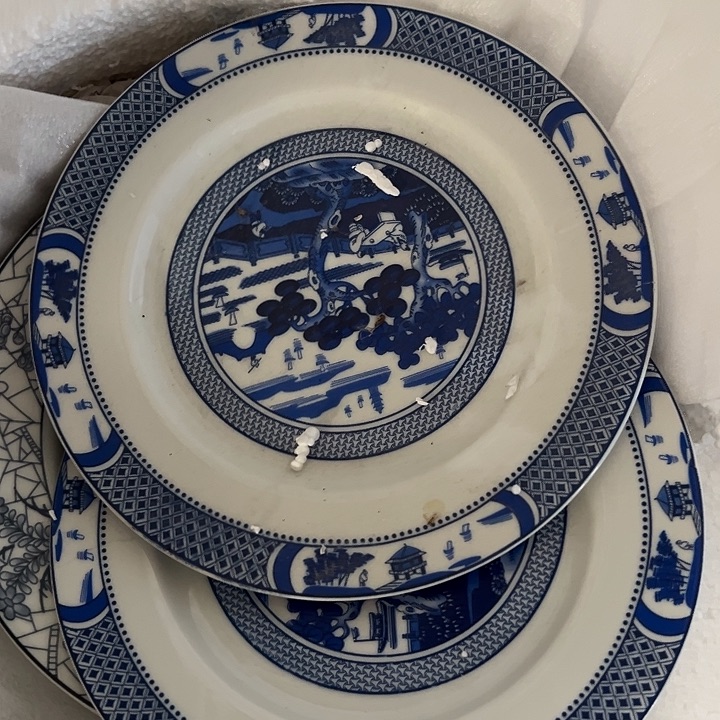 陶其它陶瓷两个平盘陶瓷