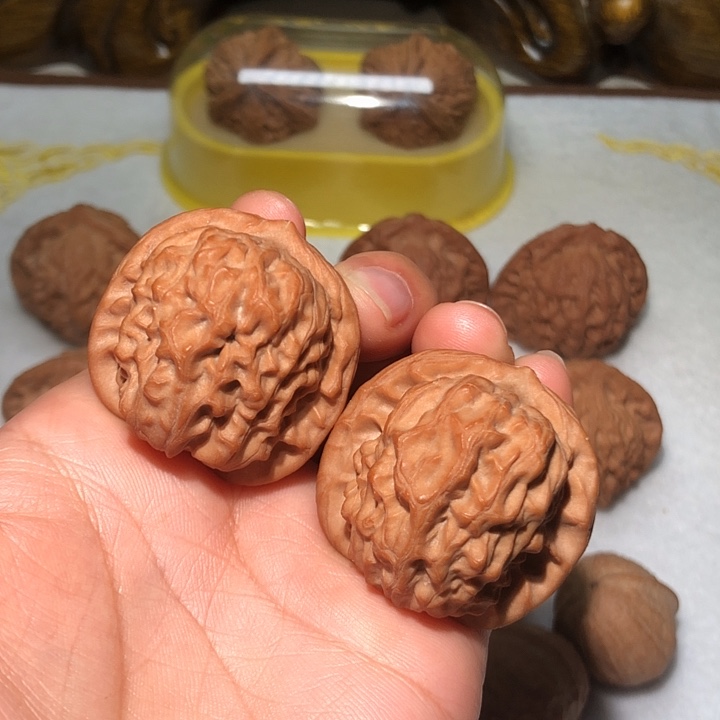 文玩核桃把件37石门元宝