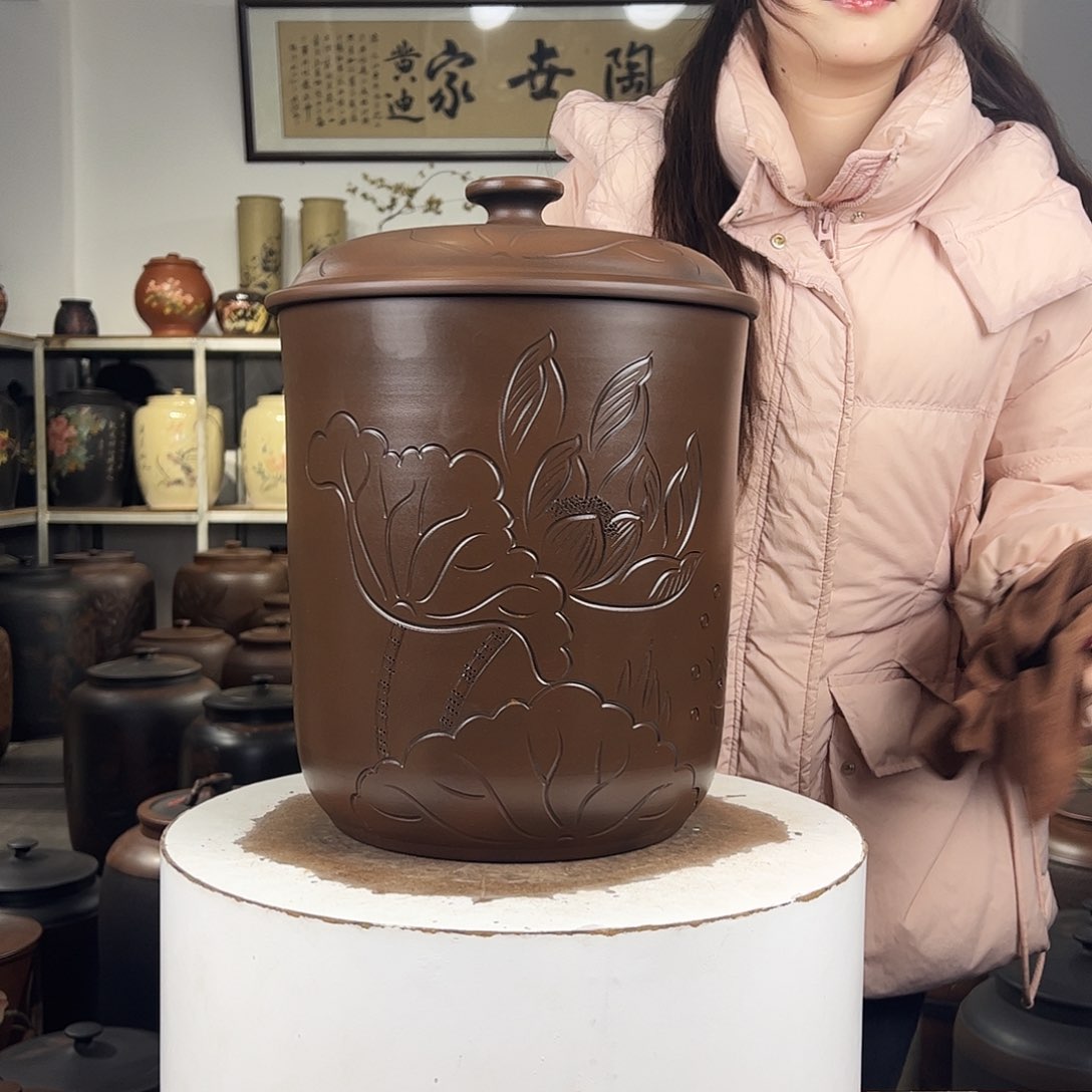 11饼纯手工制作茶叶罐