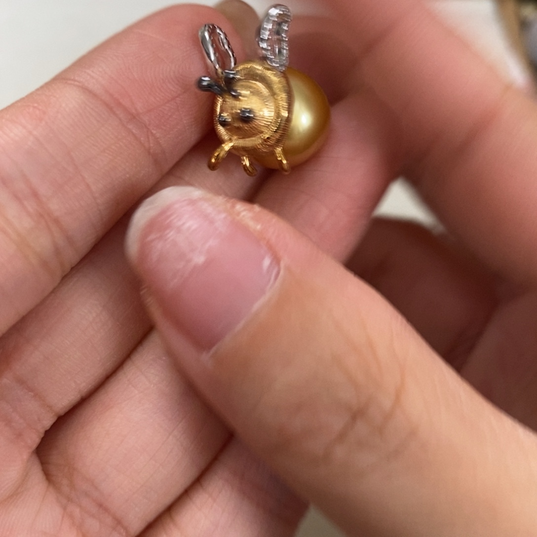 银S925镶嵌颈饰海水珍珠