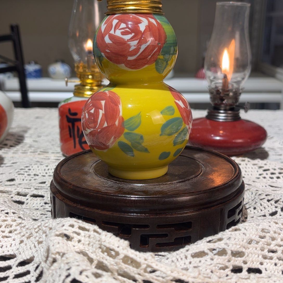摆件景德镇陶瓷香薰灯