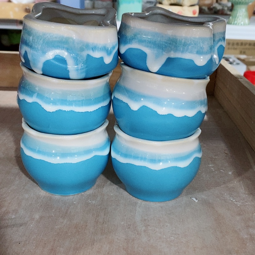 【闪购商品】红陶陶瓷花盆，多肉花盆