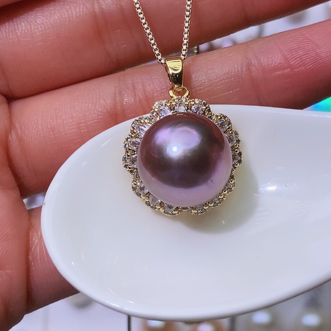 淡水珍珠颈饰合金