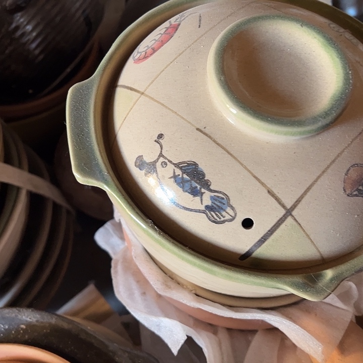 用***8瓷粗瓷砂锅手绘一支