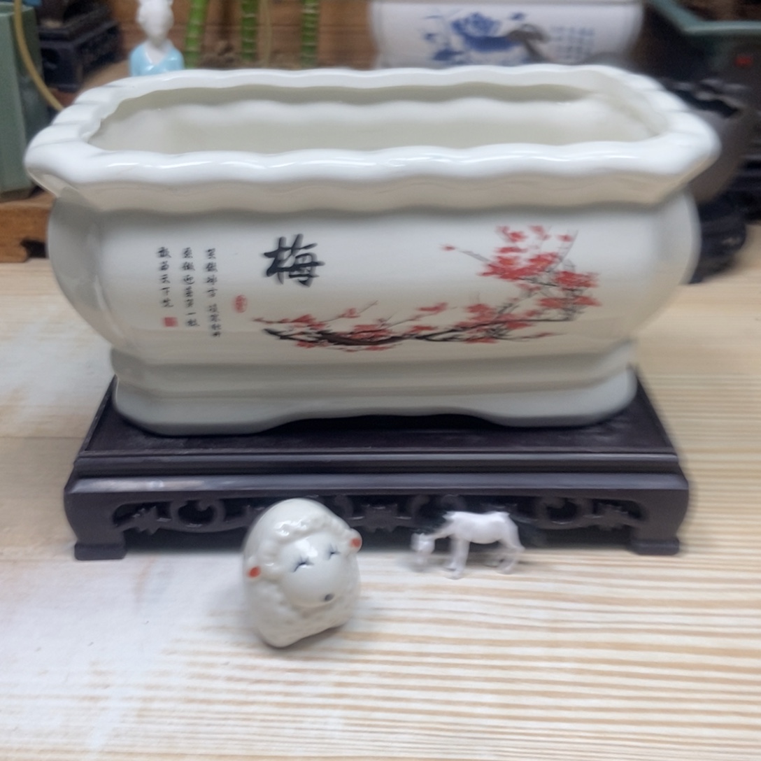 瓷片陶瓷花盆陶瓷艺术