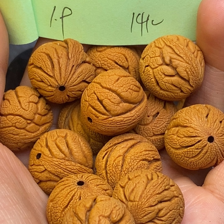 吊坠桃核秦岭龙纹桃核19