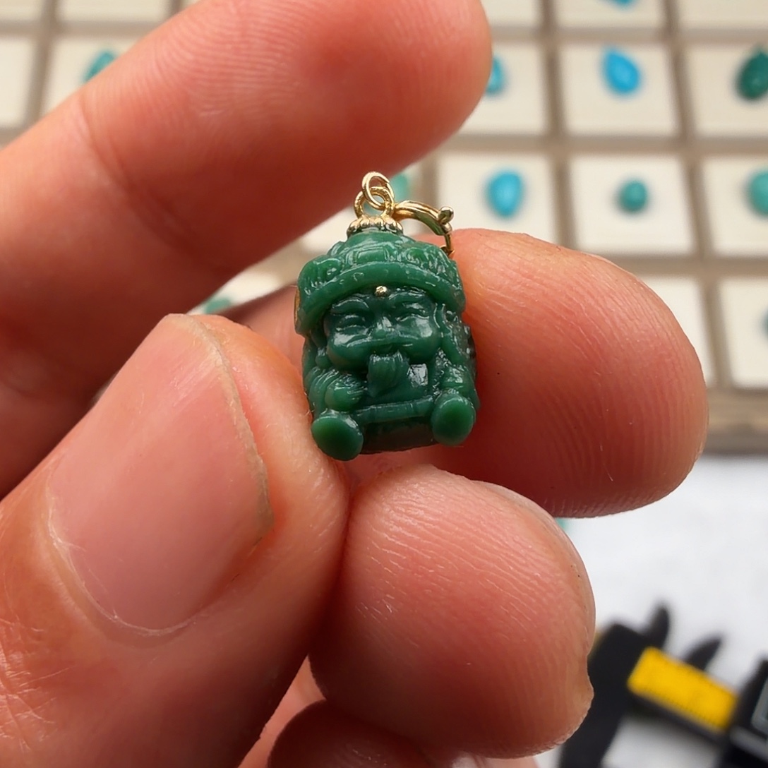 绿松石未镶嵌笔搁