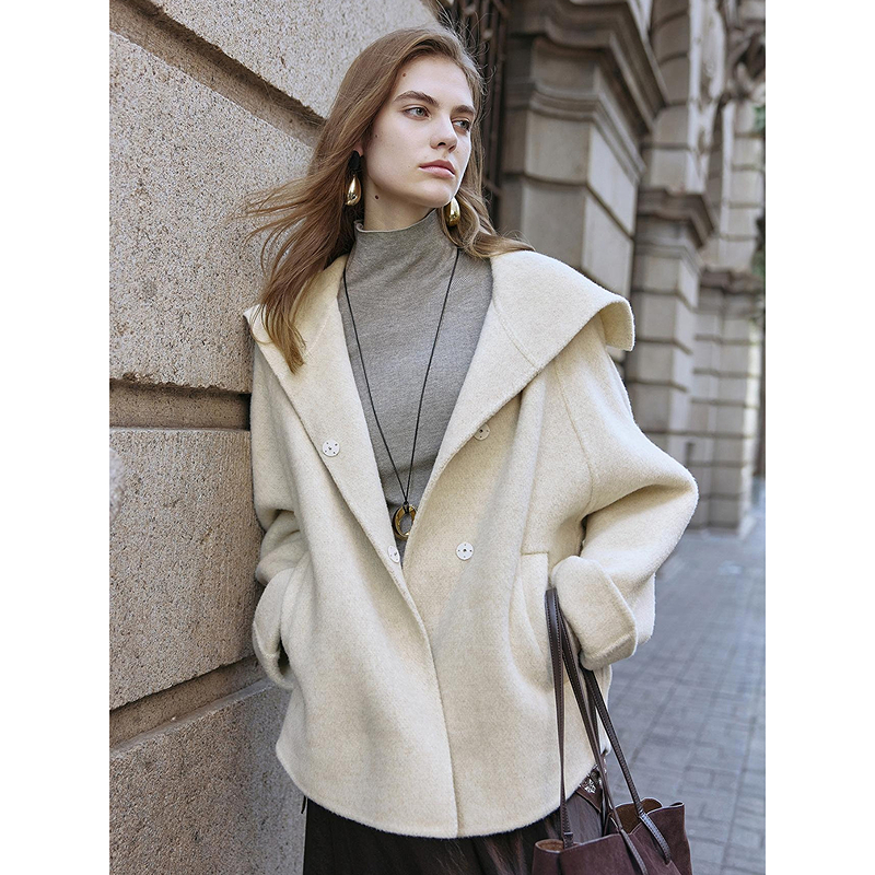 衣香丽影羊毛大衣女中长款2025年冬装新款氛围感双面呢子外套
