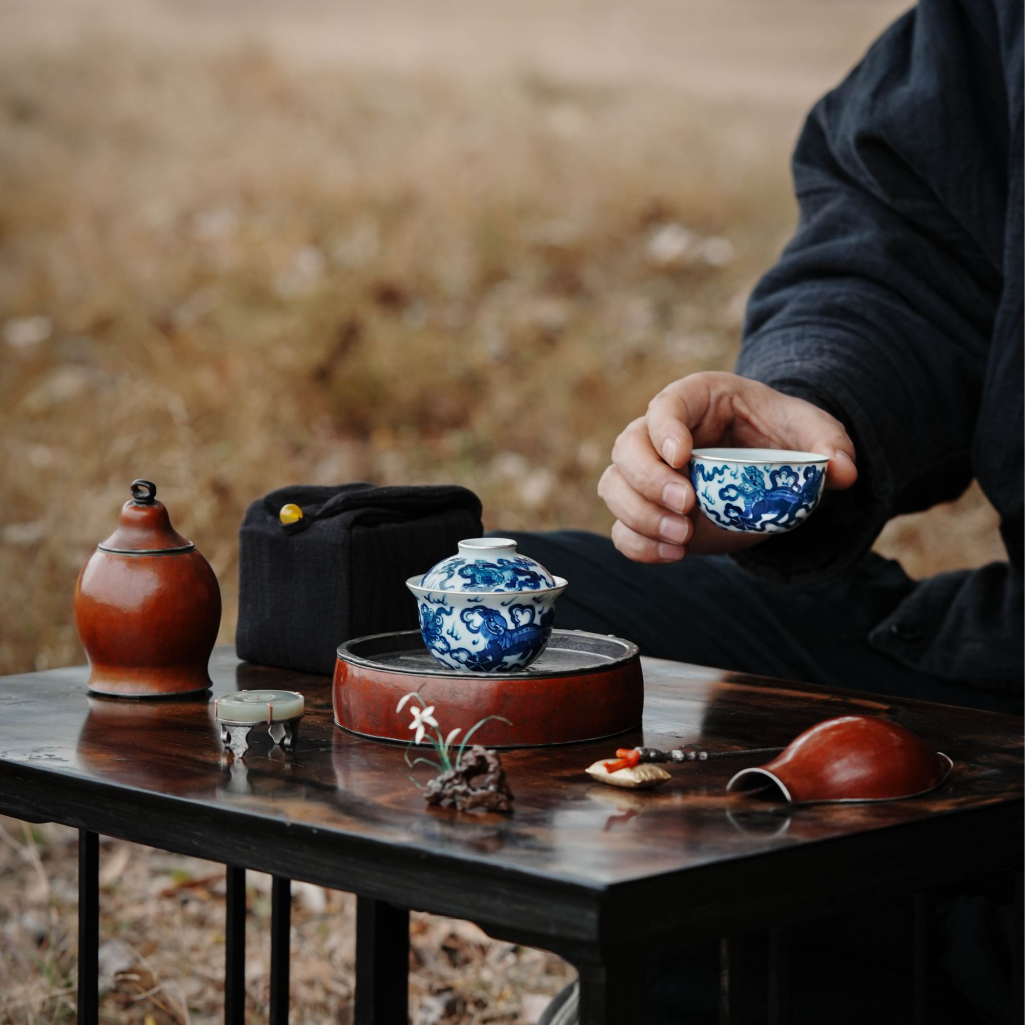 莊老师手作葫芦蓄水壶承合集 复古茶空间器物