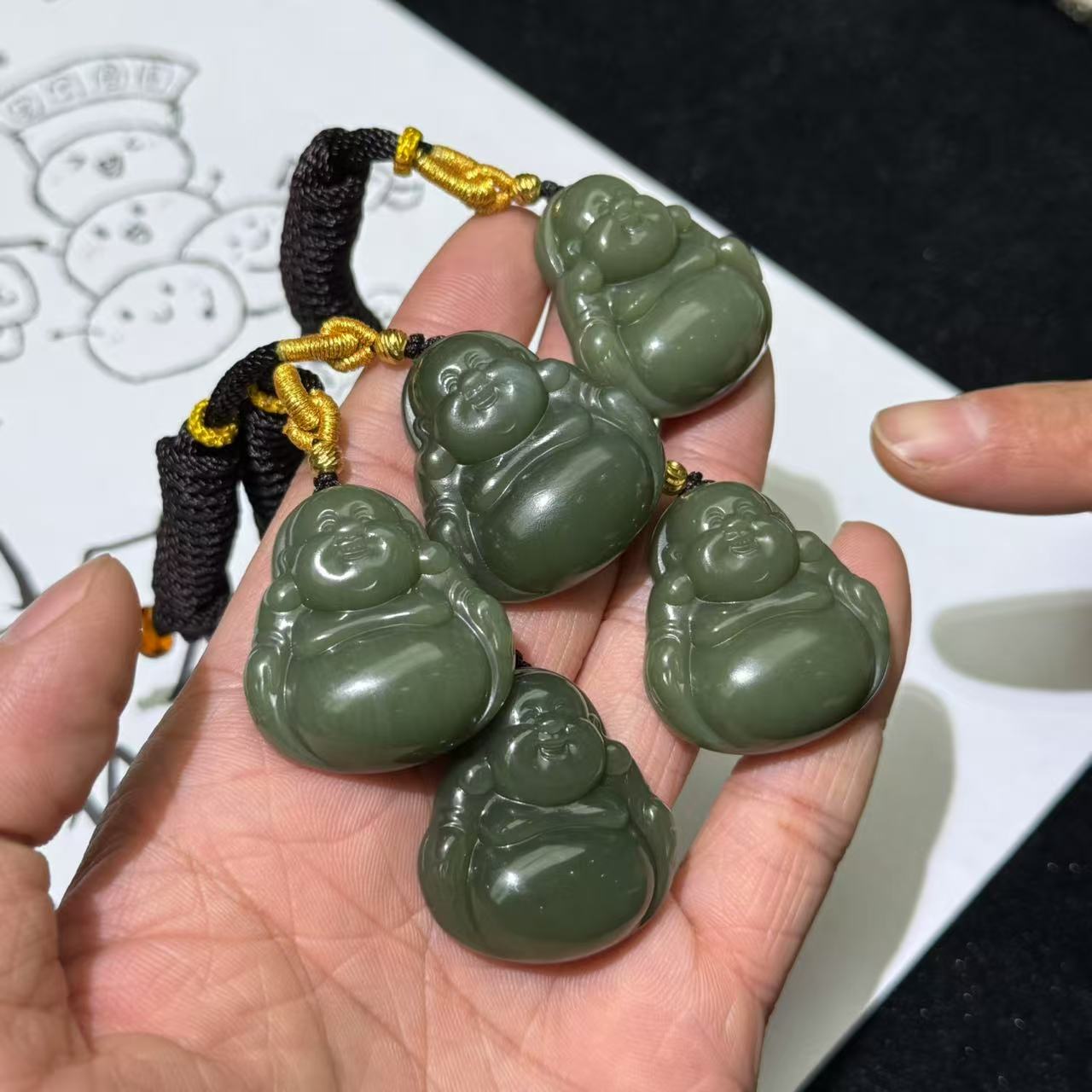 【举石臻品】TH0212-633-002和田玉吊坠（一件/多样性发）J