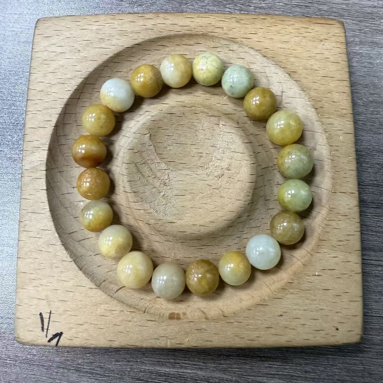 天然缅甸A货翡翠手串