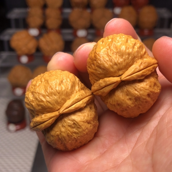 把件文玩核桃1玉面鹦鹉
