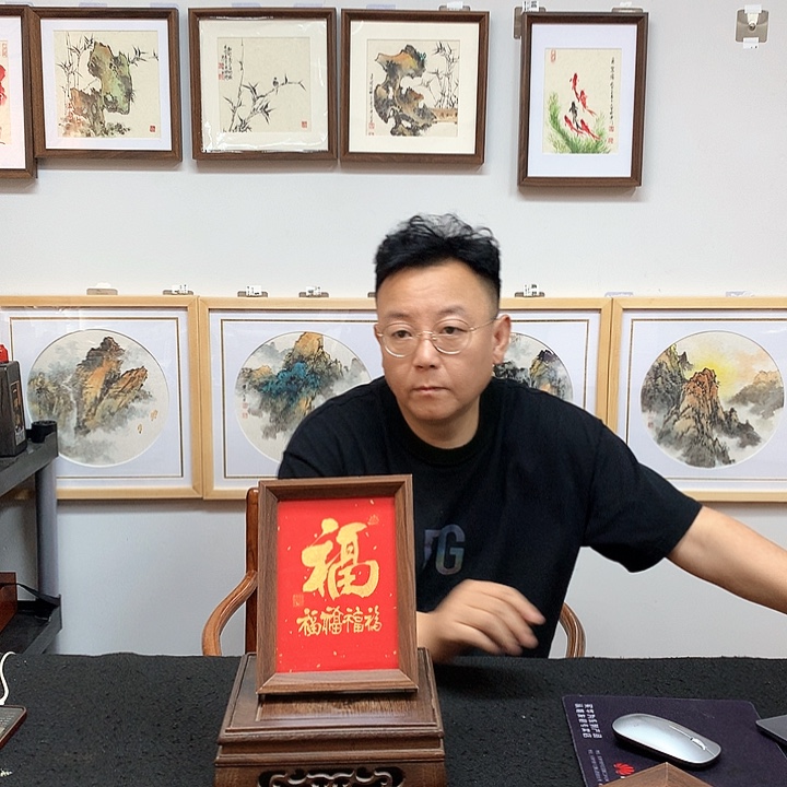 纸本手绘国画作品定制