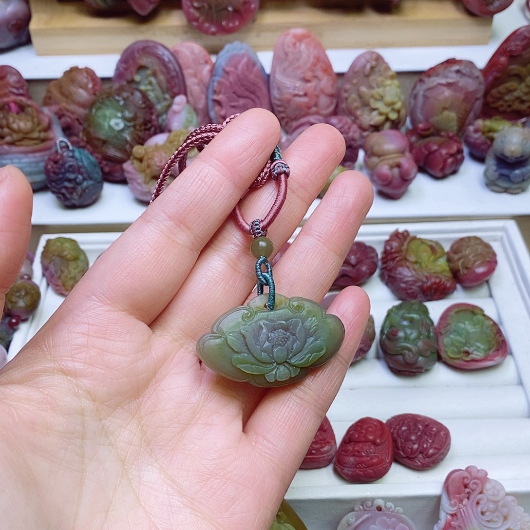 玛瑙/玉髓盐源玛瑙diao' z未镶嵌