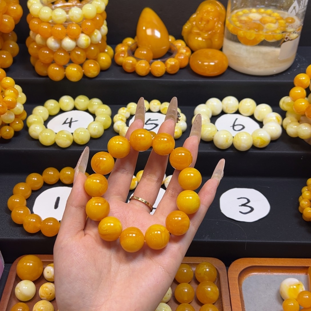 公***子18mm全品无暇手串