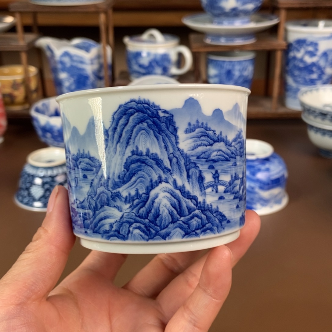 杯景德镇陶瓷手工手绘