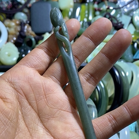 和田玉发簪未镶嵌