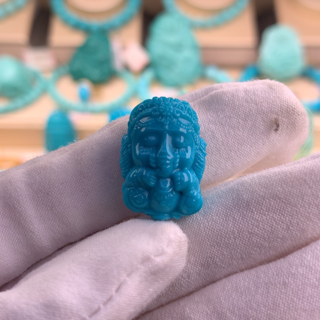 绿松石珠宝奇石未镶嵌