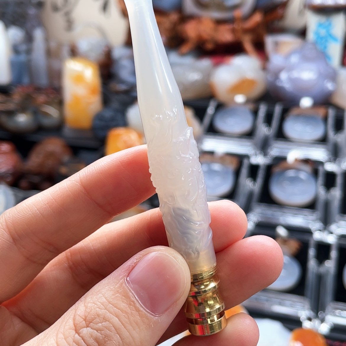 【闪购商品】玛瑙/玉髓珠宝半成品未镶嵌