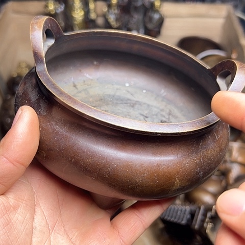 铜制工艺把玩摆件