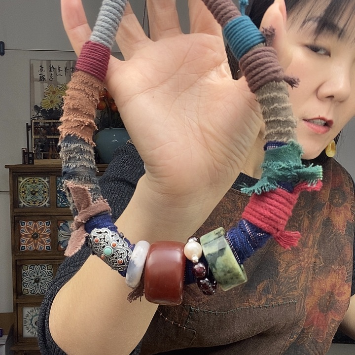 玛瑙/玉髓项链未镶嵌项链