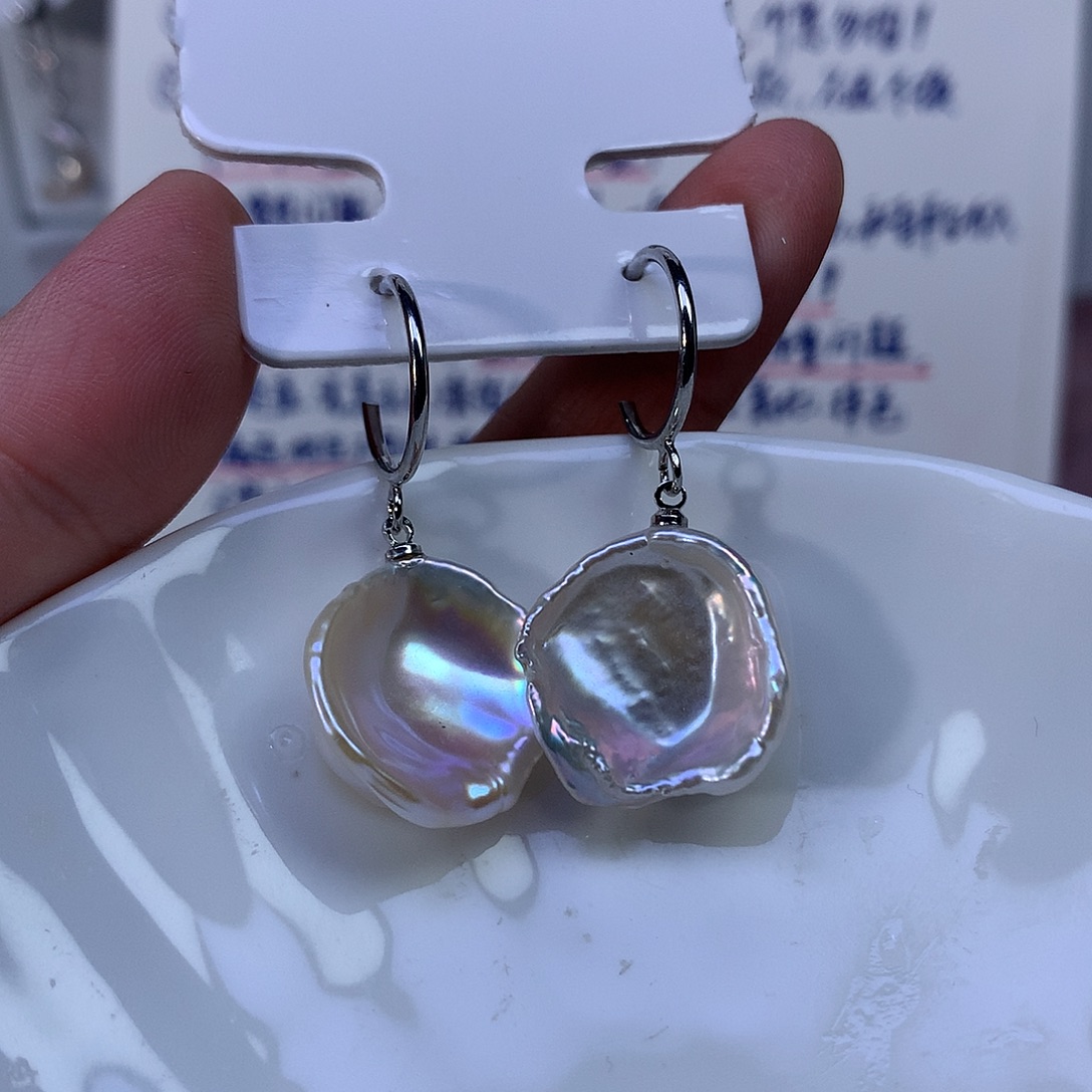 淡水珍珠合金耳饰特价4532