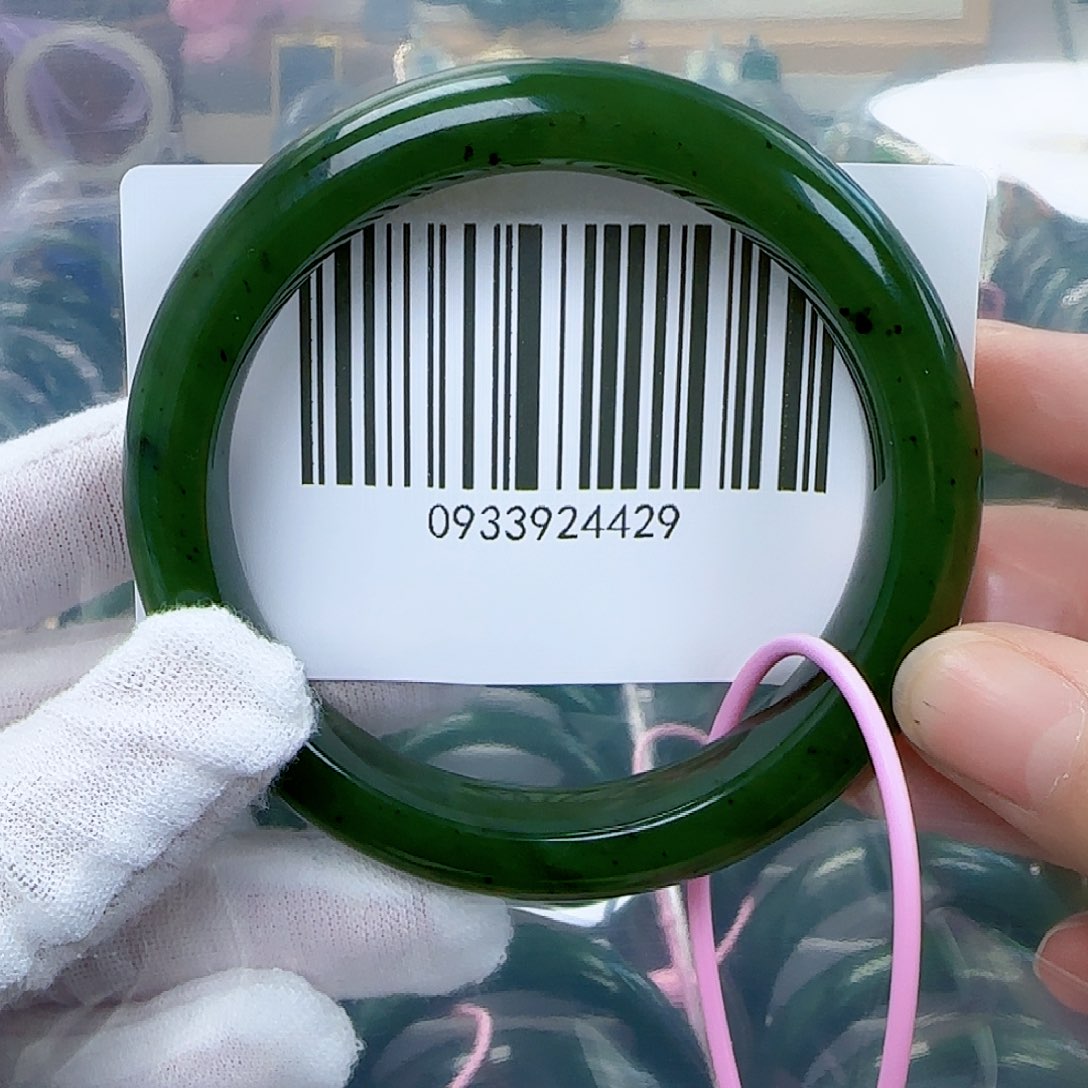 和田玉（碧玉）手镯未镶嵌5758