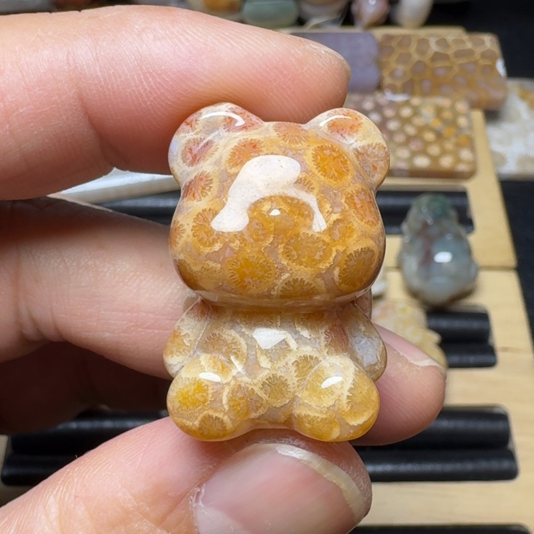 硅化玉纯天然色有机玉石未镶嵌