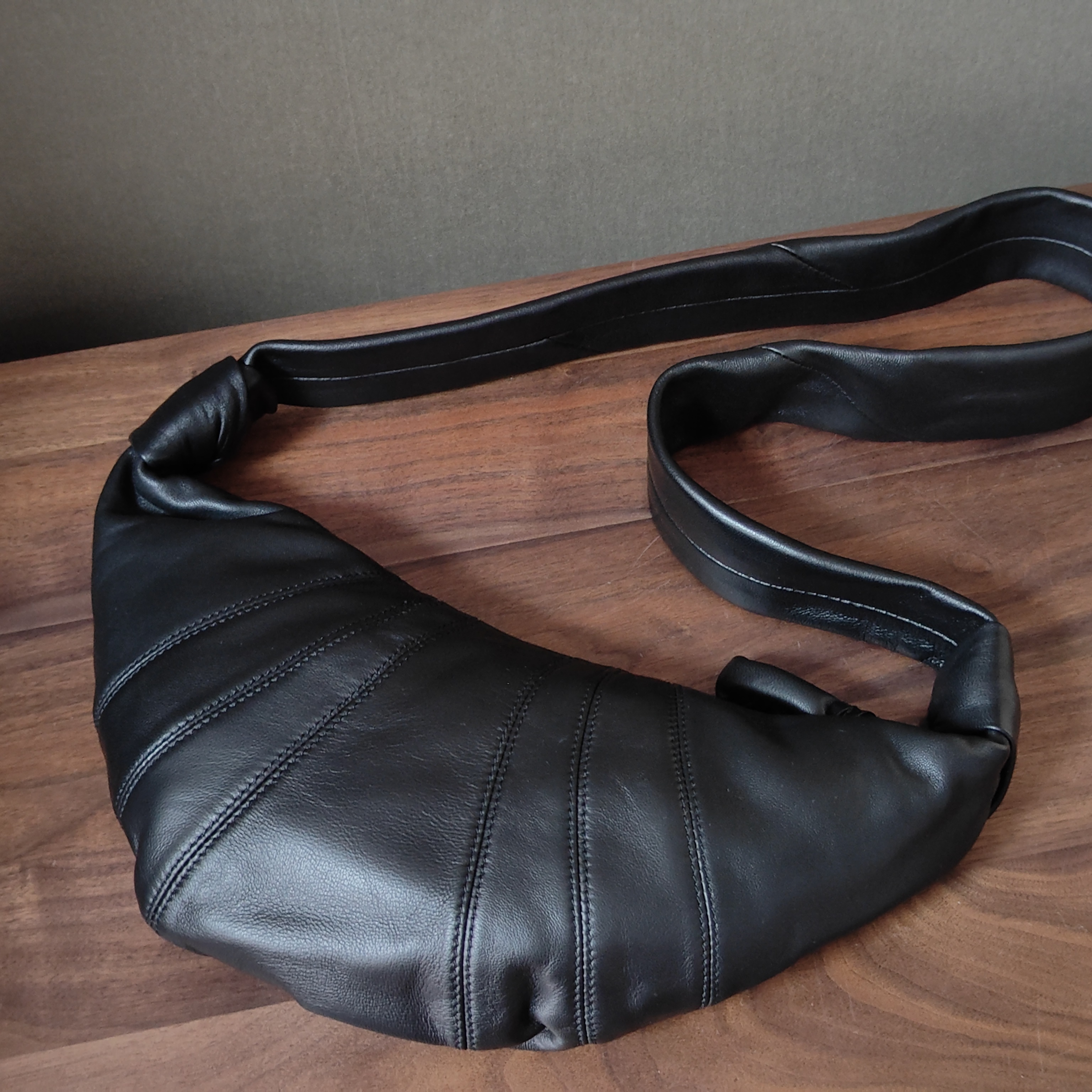 三笙鱼SANSHENGYU 【羊角包】斜挎包——设计师风格系列