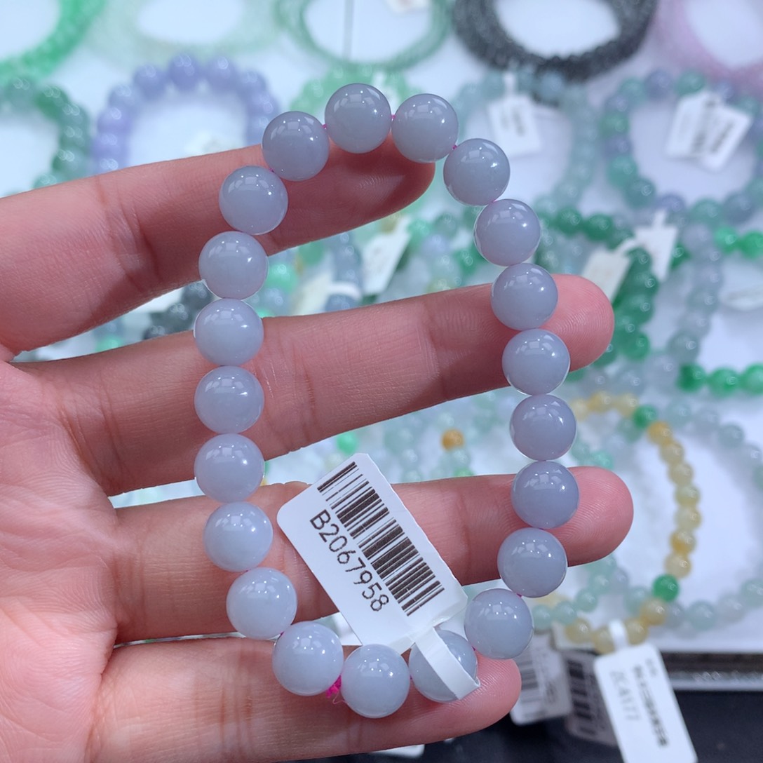 翡翠手链未镶嵌天然