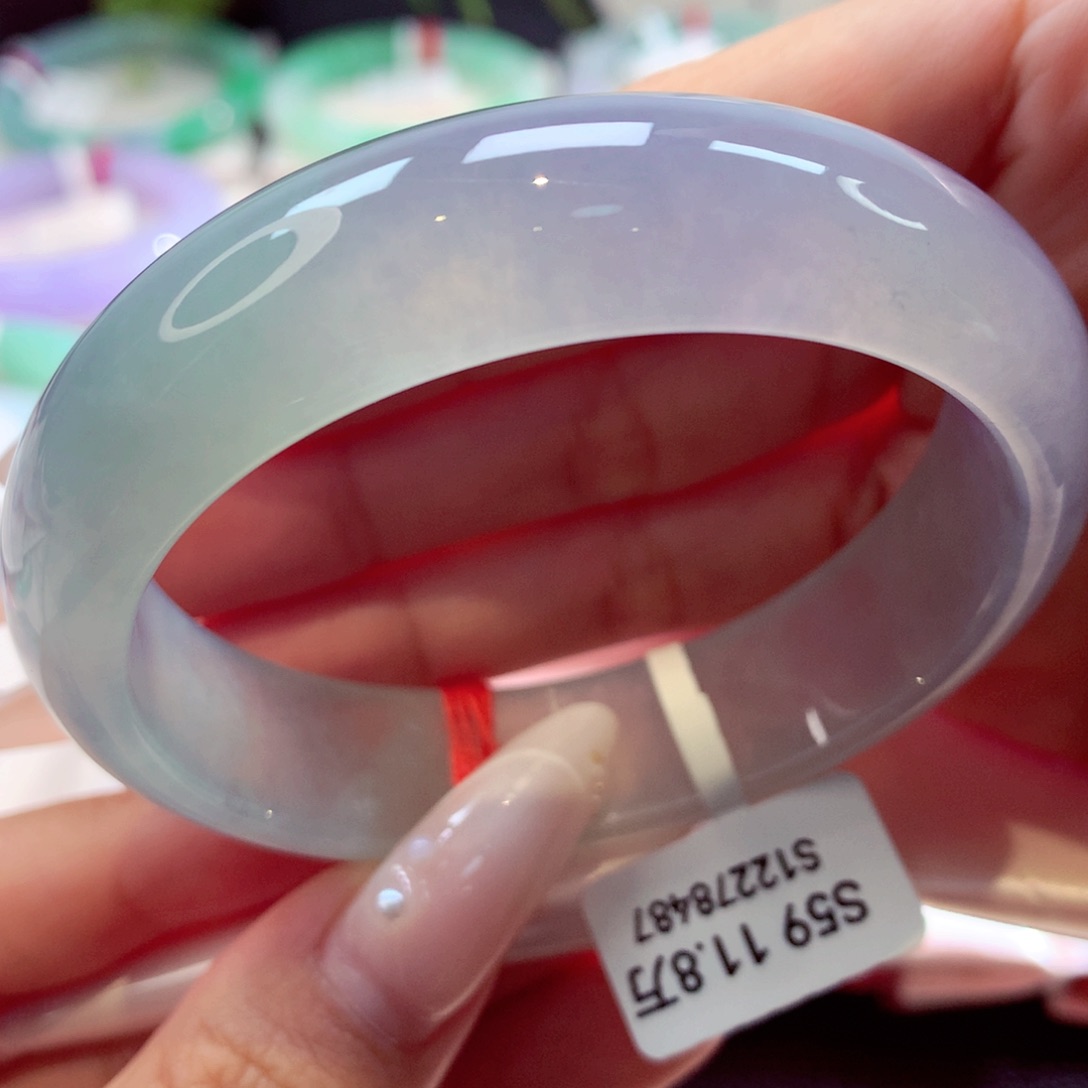 未镶嵌手镯翡翠宽版3号66