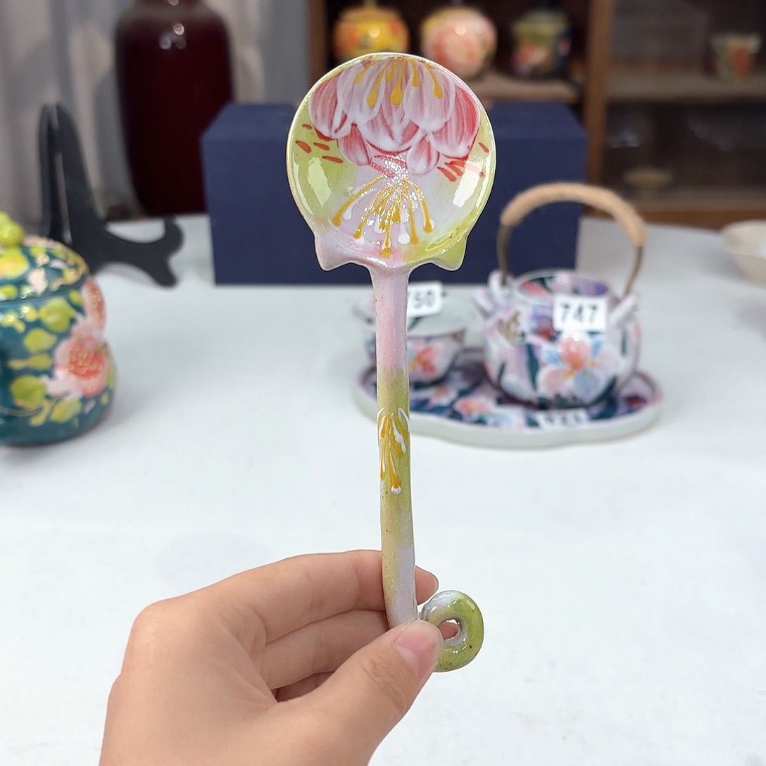 景德镇手绘高温釉下彩陶瓷茶具